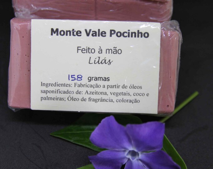 Lilac Natural Cold Process Soap Monte Vale Pocinho