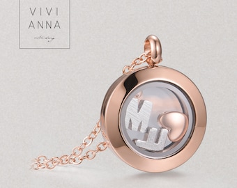 Wish Letter Medallion Chain Stainless steel small PN029