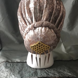 Velvet Low Bun Cap - Headcovering