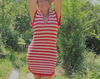 The Juhno Dress, Crochet Dress, Crochet Dress Pattern, Made to Measure Summer Dress, Written Pattern and Photo Tutorial