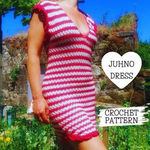 The Juhno Dress | Crochet Pattern | Crochet Dress | Made to Measure | Summer Dress