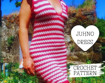 Juhno Dress Crochet Pattern | Made to Measure Summer Dress (Digital Download)