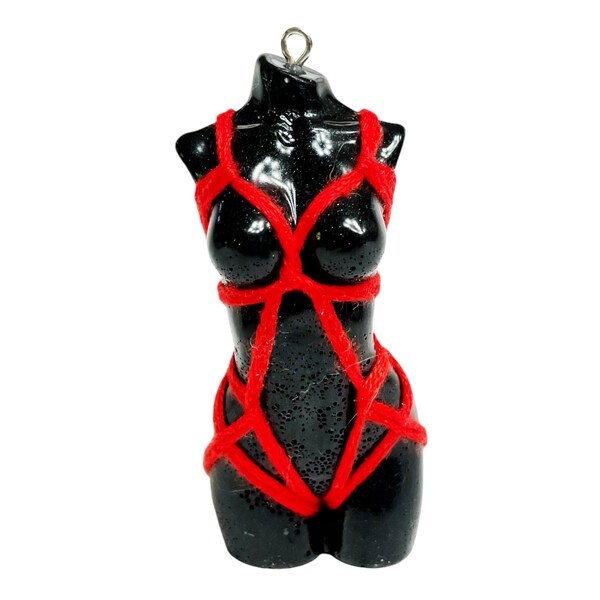 Adult Shibari Goddess Rope Bondage Kinky Fetish Rope Art Kinbaku Keychain, Munch Gifts, Rigger Gifts, Rope Bunny Gift, Alternative Lifestyle