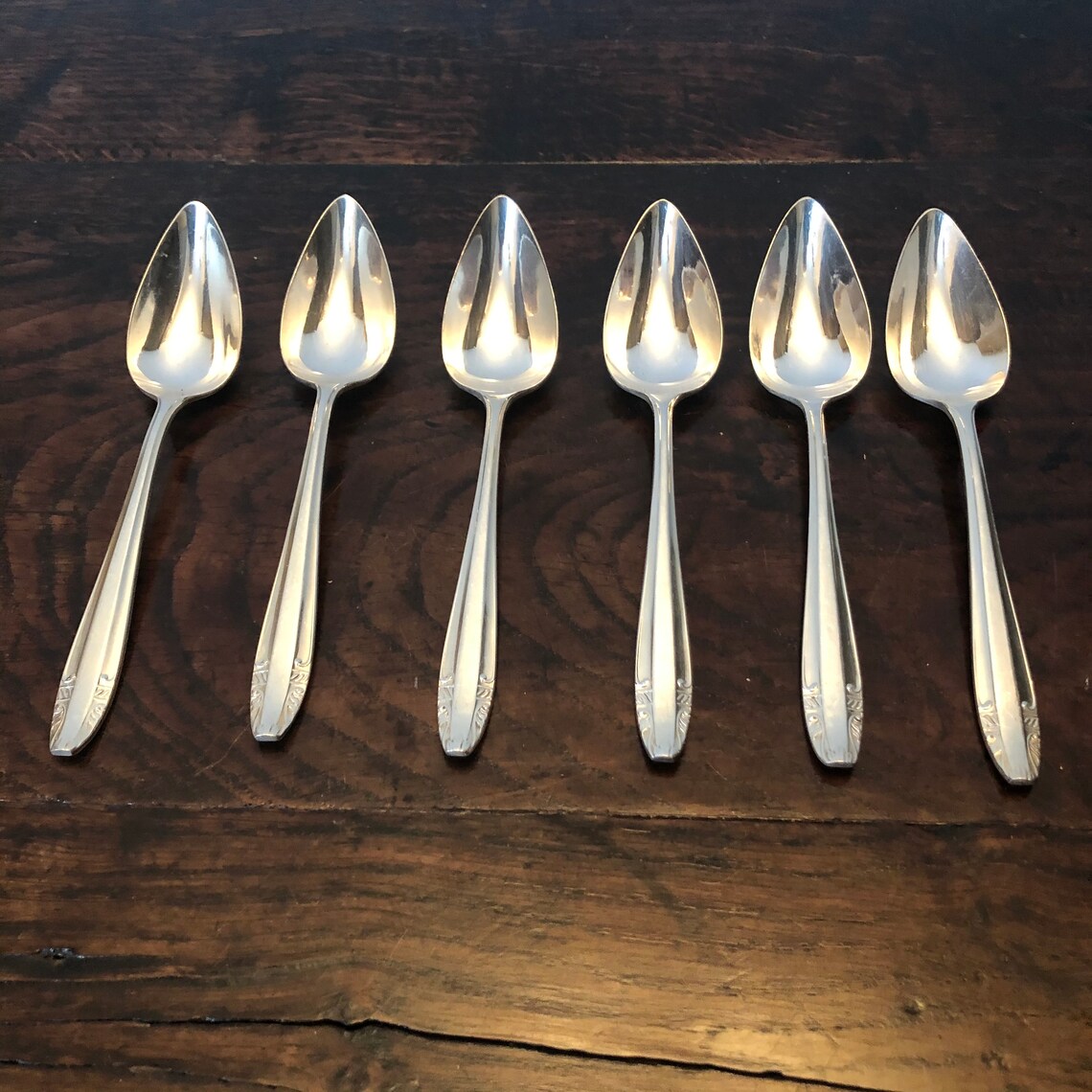A1 Quality EPNS Silver Plated set of Grapefruit Spoons Etsy