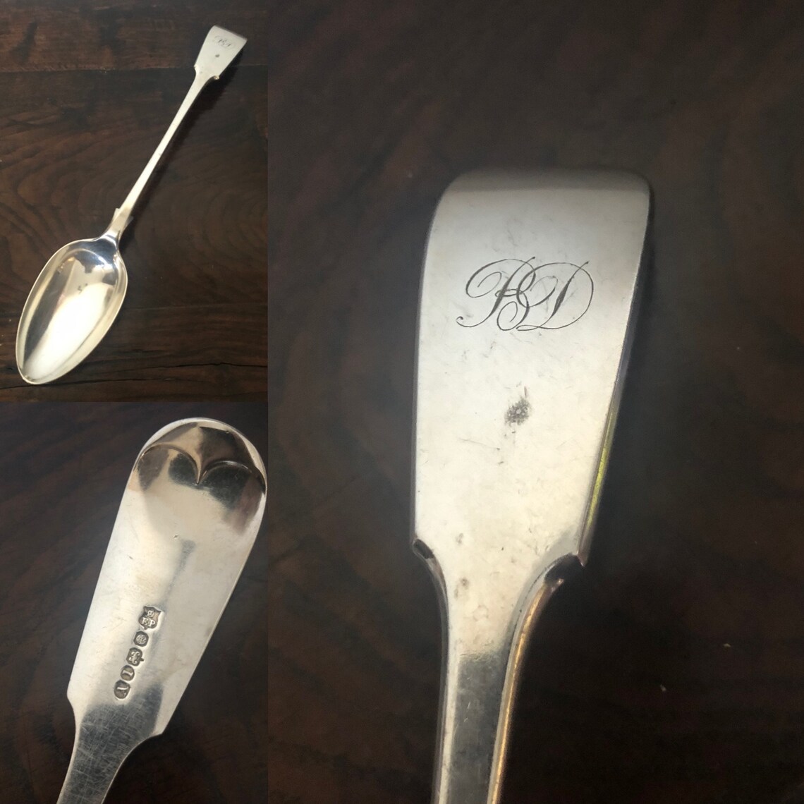 A1 Silverplate EPNS Basting Spoon Very Large Excellent Etsy