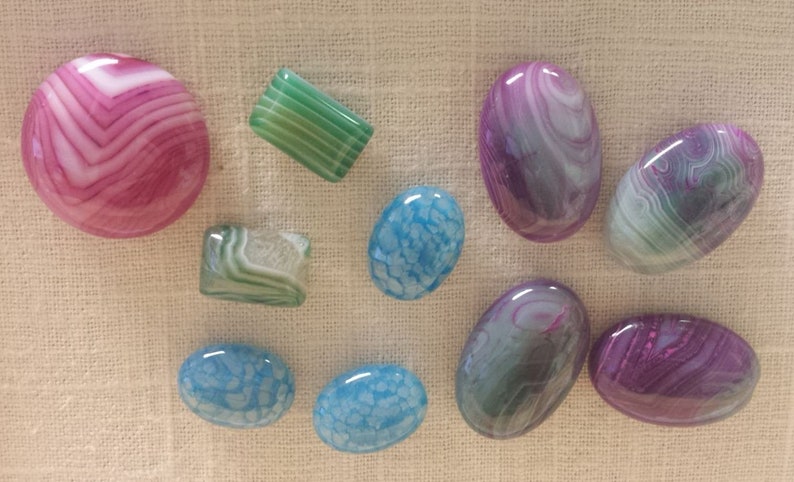 Gemstone Magnet Set MemoBulletin Boards Refrigerator Magnets Magnets