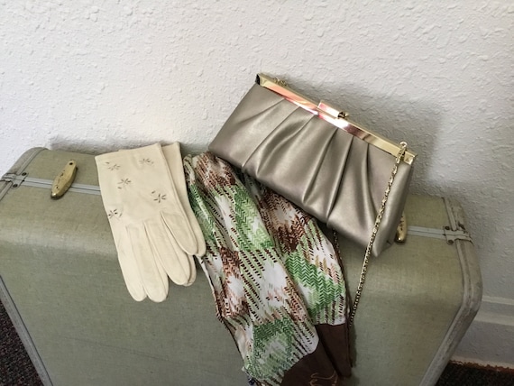 60’s Vintage Gold “Gunne Sax” Clutch Purse