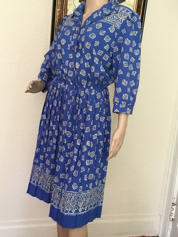 Vintage Blue with White Print “Breli Originals” 3… - image 2