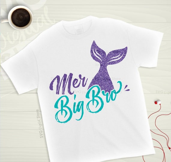 Mermaid Shirt - Brother Of The Mermaid Mermaid Shirt - Brother Of The Mermaid
