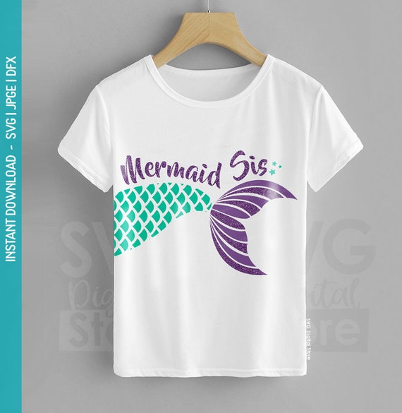 Sister Of The Mermaid Birthday Girl Shirt Sister Of The Mermaid Birthday Girl Shirt