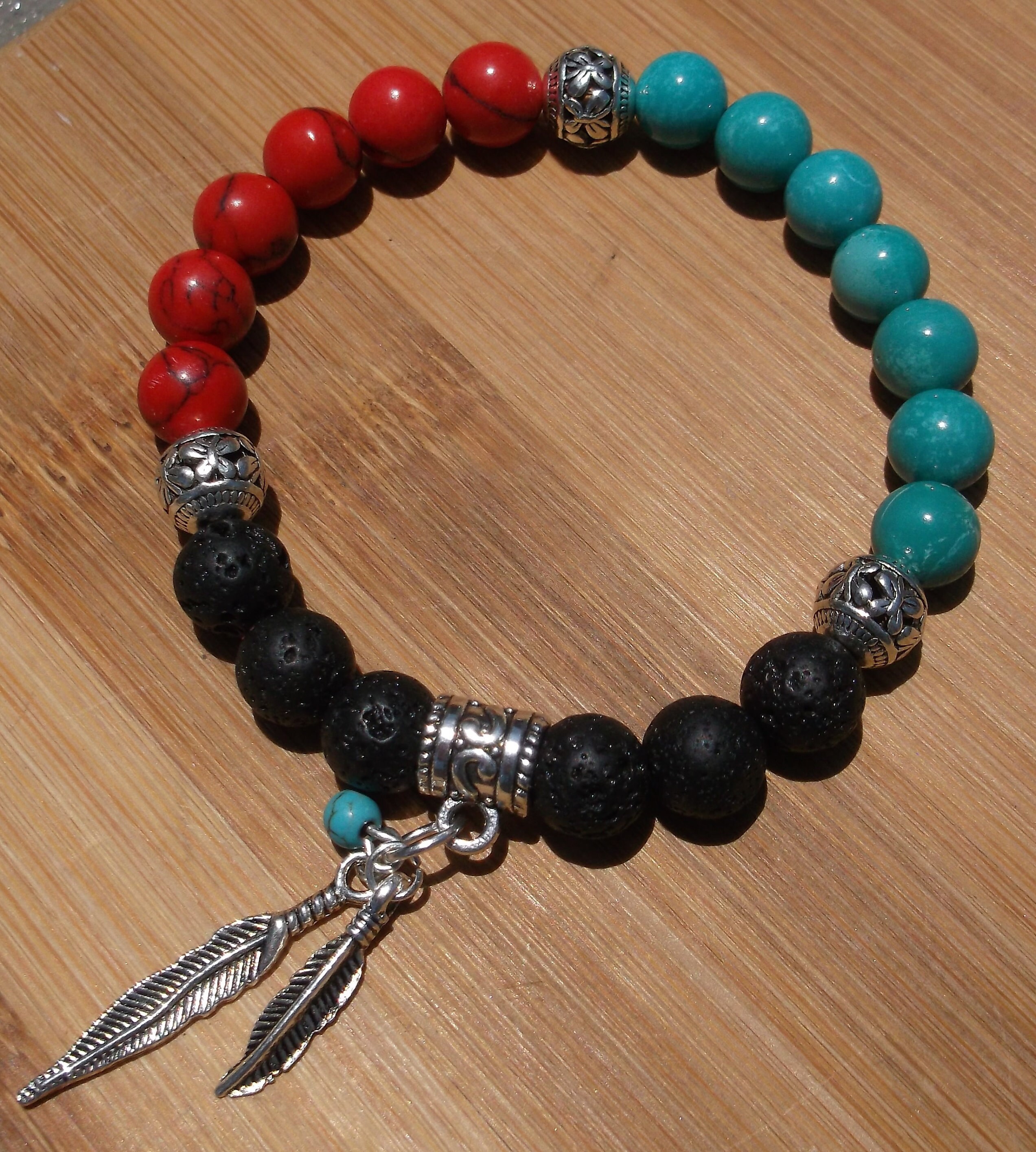 Aromatherapy Bracelet Healing Bracelet Turquoise Bracelet Etsy