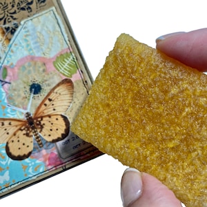 Lijm en zelfklevende gum, verwijdert glanzende lijmresten van papiercollageranden, verwijdert plakkerige lijm en is geweldig voor junk journals, scrapbooking.
