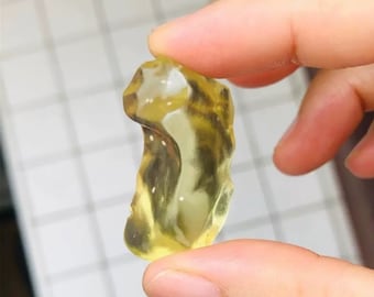 Raw Libyan Gold Tektite Stone,genuine Libyan Desert Glass Necklace,Real meteorite Necklace,Rare tektite meteorite crystals,Libyan Tektite