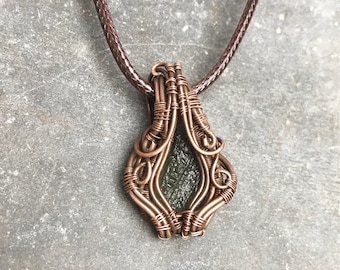 Moldavite Necklace,Real Moldavite Pendant,Genuine Moldavite Jewelry,moldavite Crystal necklace authentic Moldavite Stone,Raw Moldavite Charm