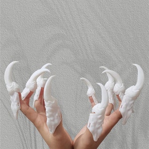 Furry Hand Claws Halloween Party Cosplay Mechanical robot Gloves technology gloves advanced mechanical Paws ghost hand props joints movable