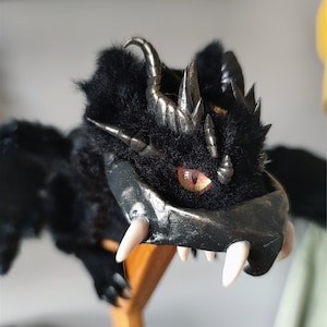 Bambole di peluche del drago malvagio Giocattoli di bambino del drago di fantasia, bambola di peluche Pterosauro, bambola di peluche di creature fantasy realistiche, draghi di peluche del drago del cielo