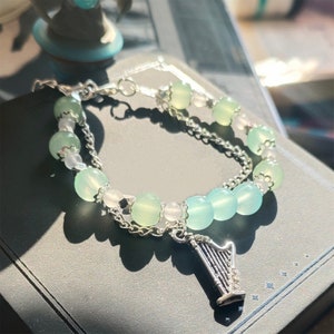 Custom bracelets, Inspired Vision Bracelet Charm Anime Bracelet, Personalized Element Jewelry Gift, Healing jewelry,natural crystal bracelet
