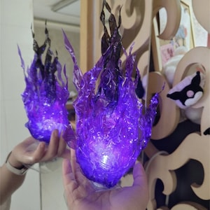 Halloween Party Floating Fireball Prop, Halloween Cosplay Prop, Christmas Decor Hold a ghost fire, ghost flame Decor, Cool fire magic gifts