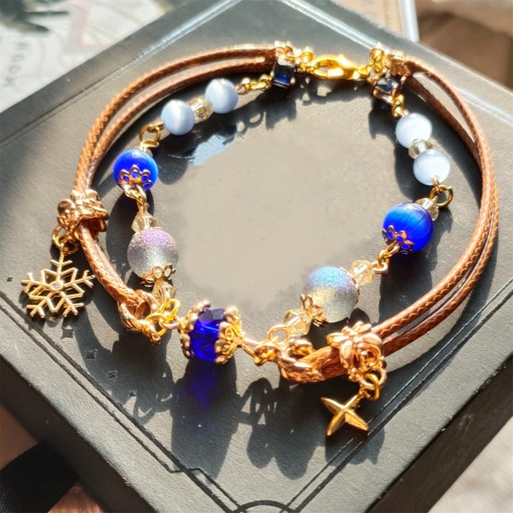 Custom bracelets, Inspired Vision Bracelet Charm Anime Bracelet,  Personalized Element Jewelry Gift, Healing jewelry,natural crystal bracelet