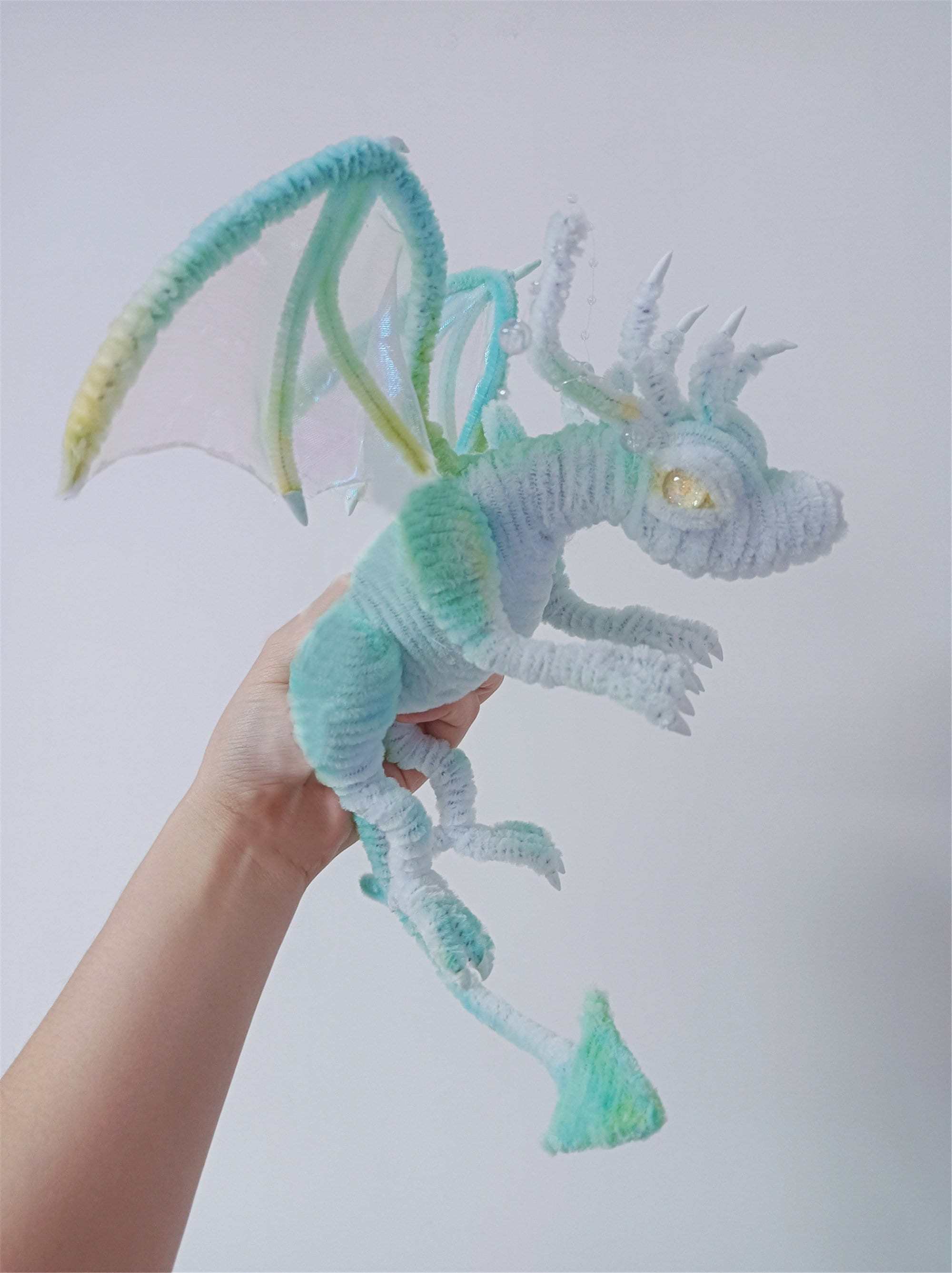 ティールドラゴンのおもちゃ、グリーンファンタジードラゴンの