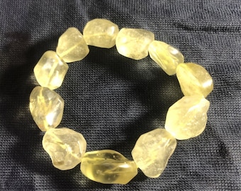 Gold Tektite Bracelet,Raw Desert Glass,Real meteorite bracelet,Rare tektite meteorite crystals, Tektite stone jewelry