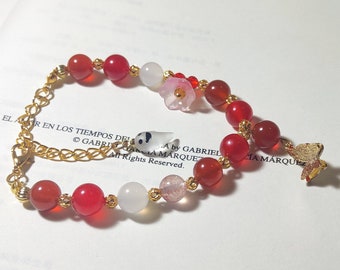 Personalized Ghost Bracelet, Inspired Vision Bracelet Charm Anime Bracelets, Element Jewelry Gift, Healing jewelry,natural crystal bracelet