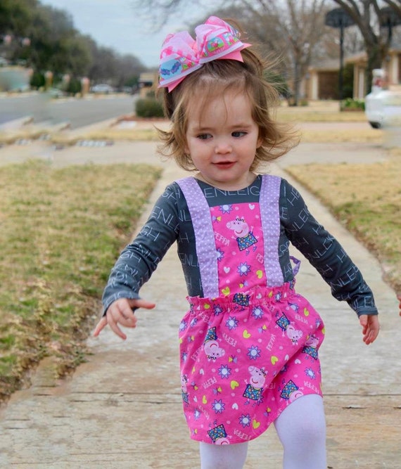 unicorn pinafore dress