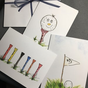 Golf notecards