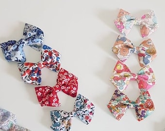 Bandeau bebe/enfant, barrette bebe/enfant, headband bebe/enfant, accessoires cheveux nœuds SCARLETT Liberty