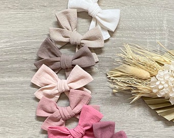 Maxi nœud/Noeud Boheme/Barrette cheveux /Barrette bébé/nœud cheveux/Barrette fille/barrette magique/headband/Grand noeud