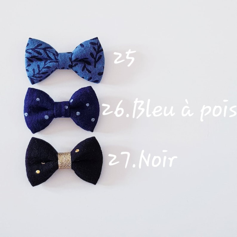 Lot de 3 ou 5 ou à l'unité /Bandeau bebe/enfant, barrette bebe/enfant, headband bebe/enfant, accessoires cheveux nœuds double gaze image 9