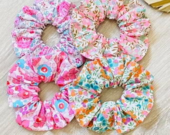 Chouchou, Scrunchy en Liberty exclusif ..57 coloris