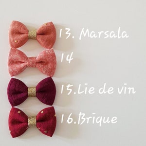 Lot de 3 ou 5 ou à l'unité /Bandeau bebe/enfant, barrette bebe/enfant, headband bebe/enfant, accessoires cheveux nœuds double gaze image 6