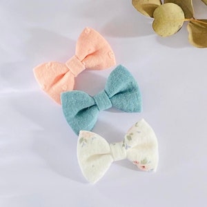 Set of 3 knot bars /Baby bars /Barrettes /Knot /Hair clips /Girl Barrettes / Girl knot