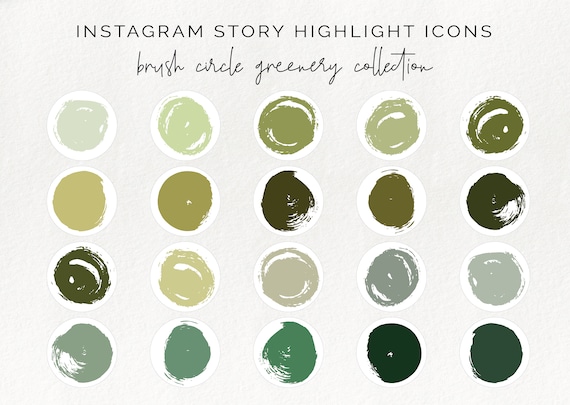 20 Instagram Story Highlight Icons Circle Insta Story | Etsy