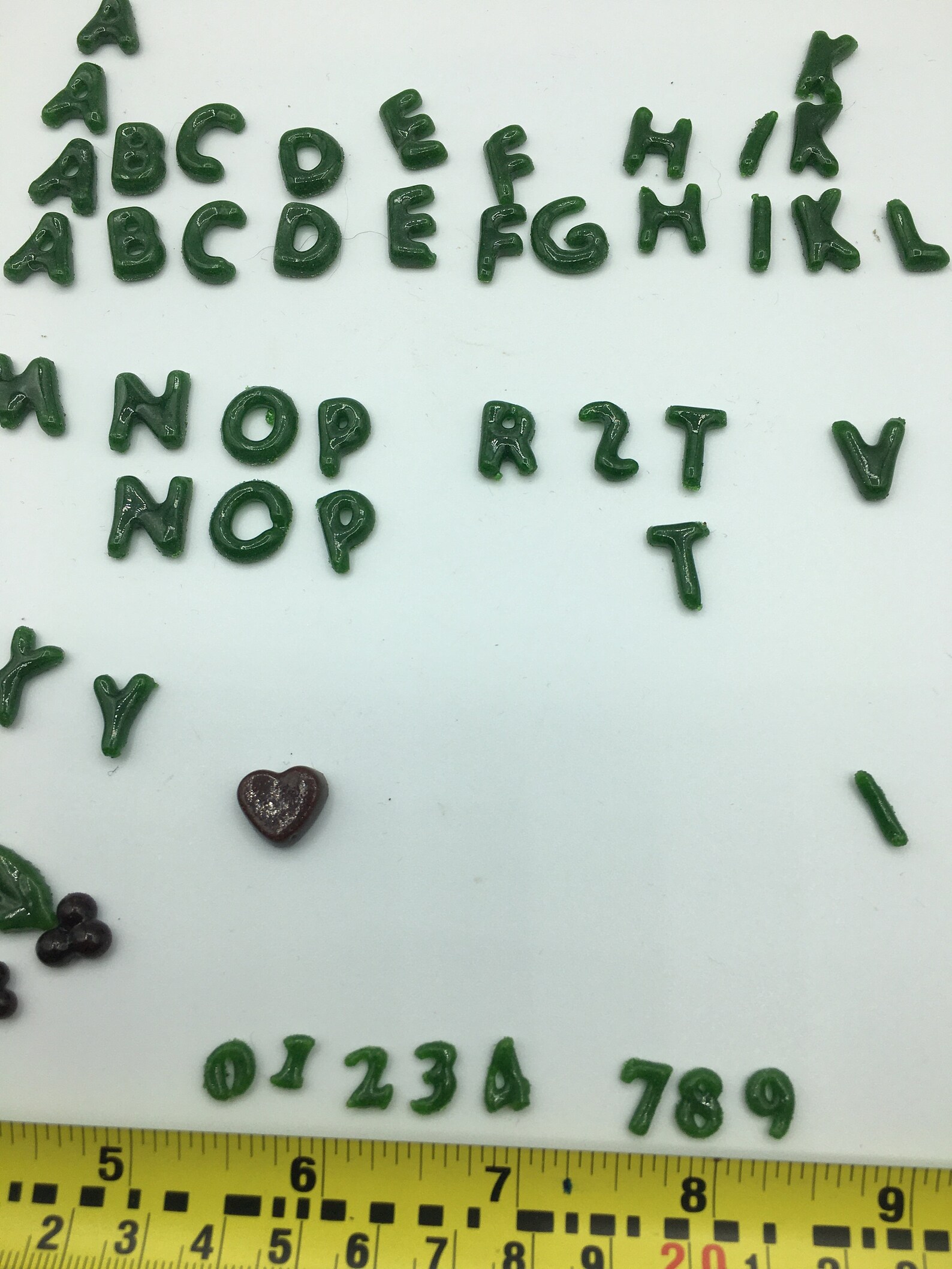 Fused Glass Numbers and Letters.....light Weight Use in Fused Etsy