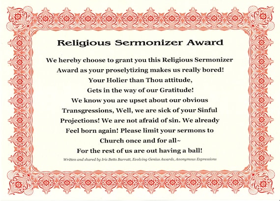 religious gag gifts