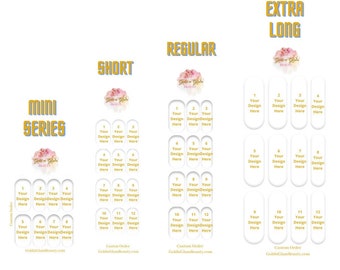 Custom Nail Decals |  Waterslide Nail Decals