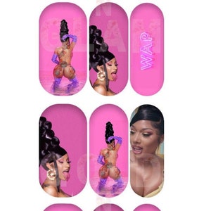 Wap Waterslide Nail Decals