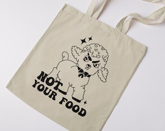 Tote bag, Vegan, Shopping bag, Zero Waste, Screenprinted, Sheep, Cruelty free, Not your food, Vegan gifts, Gifts, Christmas, anniegoesblue