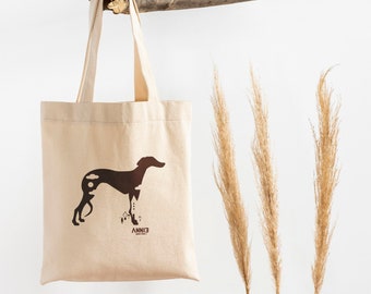 Greyhound, Greyhound gifts, Tote bag, Shopping bag, Zero Waste, Screenprinted, Illustrated tote bag, Dog, Gift, Gifts, Christmas, Gift
