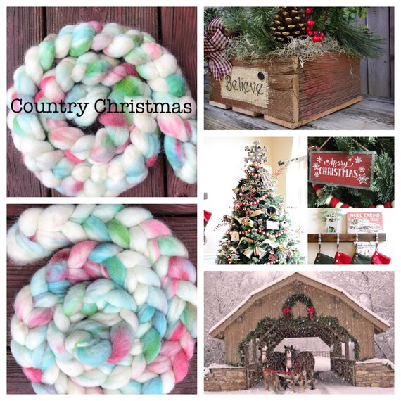 2022 Christmas Eve Bfl Country Christmas Hand-Dyed Bfl 4 Ounces | Etsy Ireland