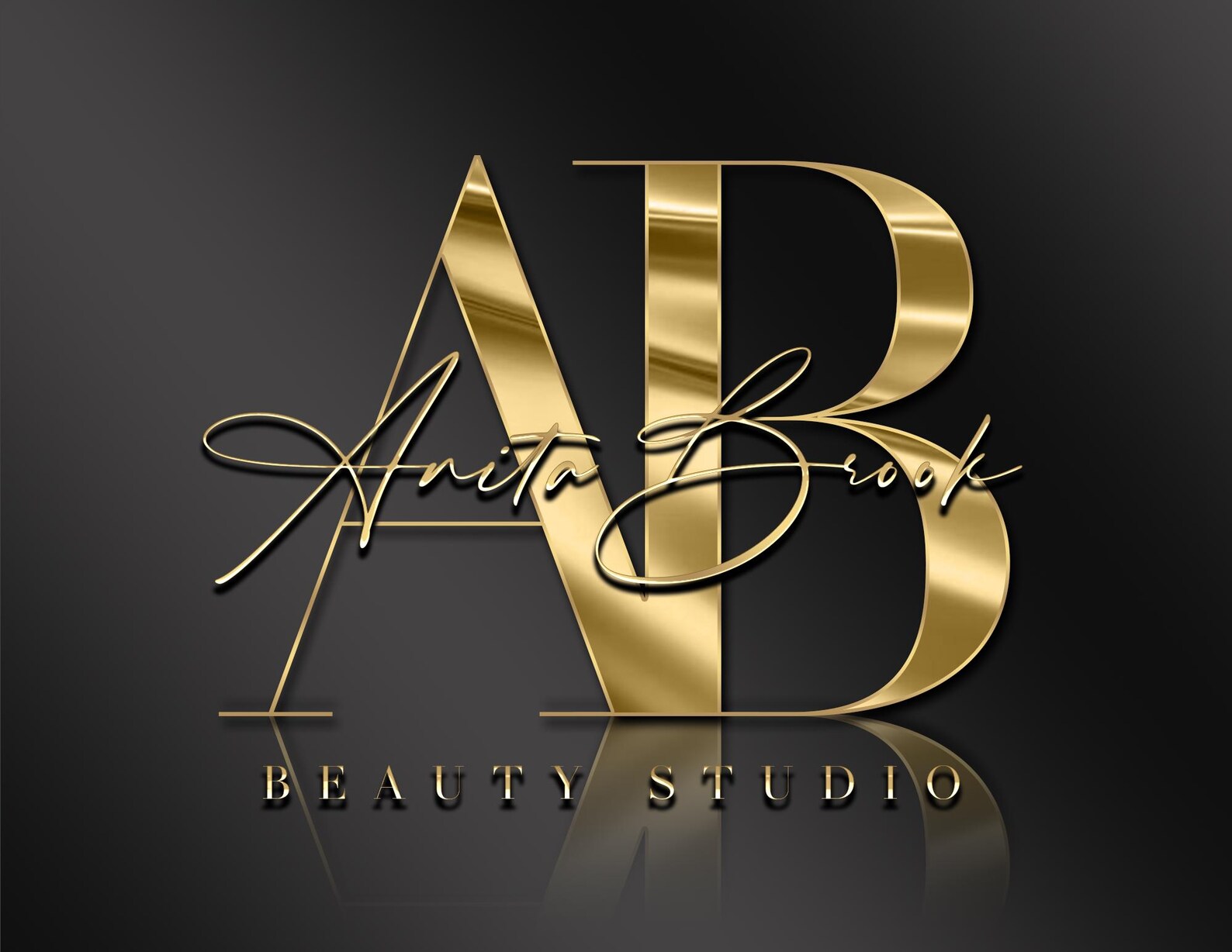 Black and Gold Logo, Beauty Logo, Signature Logo, Interior Design Logo ...