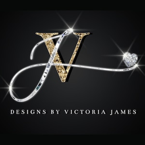 Initial logo design, Black and gold logo, Diamond logo, Gold glitter logo, Beauty logo, Boutique logo, Makeup artist logo, Fashion logo
