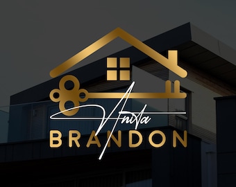 Premade Real Estate Logo Design, Realtor Logo, House Logo, Estate Agent Logo, Realty, Building Logo, Property Logo, Signature Logo, Broker