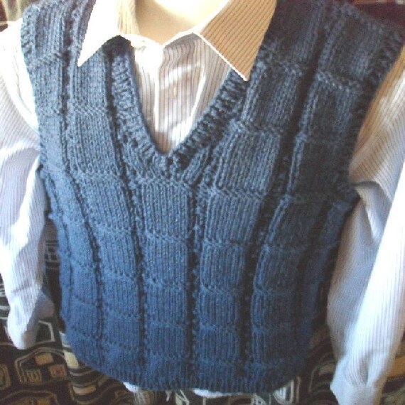 Gilet uomo blu | Etsy Italia