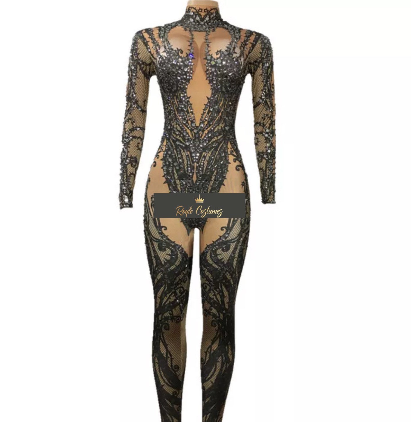 Womens Lace Catsuit 