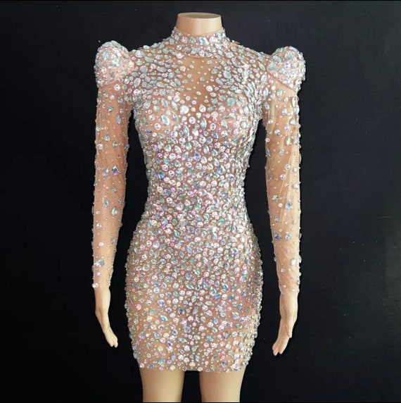 crystal dress