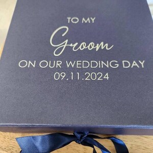 Wedding gift box | To my bride | To my groom | Gift box for wedding day image 7