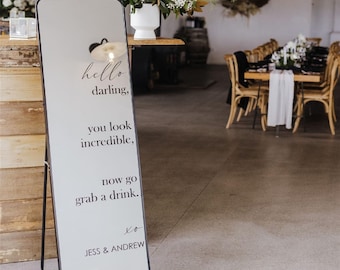 Welcome decal | Wedding entrance sign | Event stickers